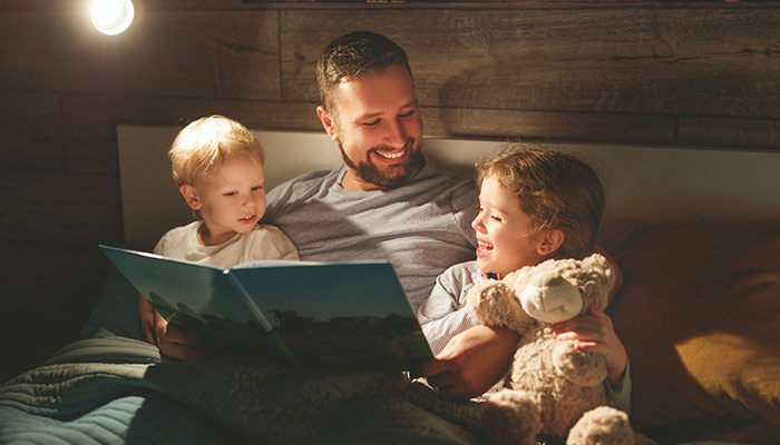 evening family reading